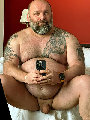 delay outside mature took selfie